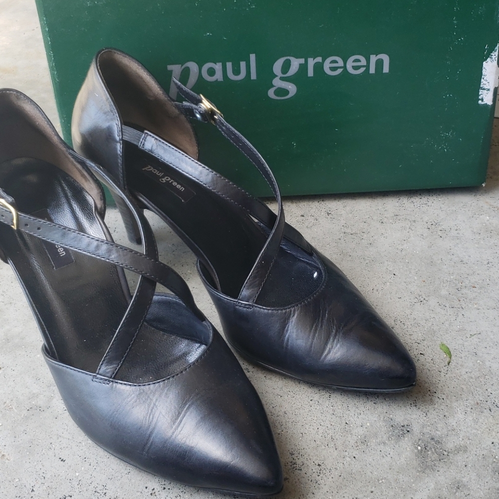 Paul Green Black Heels